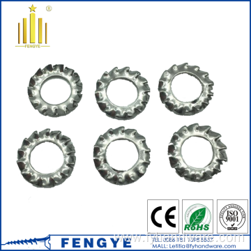 stainless steel Serrated Lock Washers External Teeth